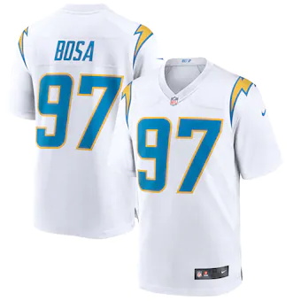 mens nike joey bosa white los angeles chargers game jersey